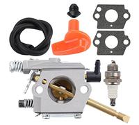 For Stihl H24D FS48 FS52 FS66 FS81 FS86 FS106 For Walbro WT-45-1 Brushcutter Carburetor Grass Trimmer Spark Plug Fuel Line Carb Kit HETEVSCCK
