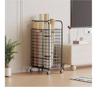 For Storing Foam Rollers/yoga Blocks/gym Mats, Home Modern Multi-functional Storage And Organising Racks(Schwarz)