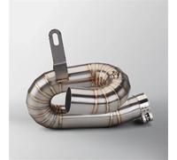 For Street Triple 765 S R RS 2017-2024 Moto Muffler Connect Tube 50.8mm Motorcycle Exhaust Mid Link Pipe