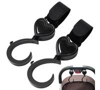 for Strollers - 2pcs 360° Swivel, Stroller Clips | Multi-purpose Rotating, Safe Cargo Holder Made Easy for Diaper Bottles in Examination of the