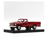 For Studebaker Champ 1963 1 43 Resin Red Pickup Car Model Commemorative Decoration Simulation Vehicle Playset