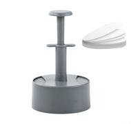 For Stuffed Burger Press Tool for Homemade Patties Adjustable Compression Depth ABS Construction for Beef Veggie and Poultry Burger Prep (grey)