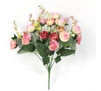 For Stunning Artificial Rose Bouquets for Home Decor Wedding Centerpieces and Office Arrangements Lifelike Plastic Roses No Watering Required
