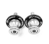 For Su&zu&ki SV650 / S SV 650 S 1999-2023 Motorcycle Swingarm Spools Slider Swing Arm Stand Screws 2003 2004 2005 2006 2007 2008(Silver-1)