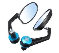 For SU&ZUKI For KA&WAS&AKI For Yam&aha Motorcycle 7/8" Handle Bar End Rearview Mirrors Sport Street Bike Scooter Cafe Racer Chopper(Style D)