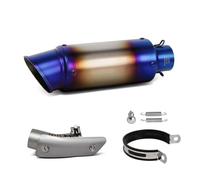 For SU&ZUKI GSXR1000 GSX-R1000 GSX1000R 2012-2022 Years Motorcycle Exhaust Slip On Line Adapter Middle Pipe With Project Muffler(Style L)