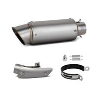 For SU&ZUKI GSXR1000 GSX-R1000 GSX1000R 2012-2022 Years Motorcycle Exhaust Slip On Line Adapter Middle Pipe With Project Muffler(Style D)