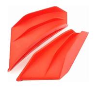 For SU&ZUKI Universal Motorcycle Side Wing 2PCS Motorcycle Spoiler Wing Winglet Aerodynamic Side Wing Fin Spoiler Side Panel Cover Fairing(Red)