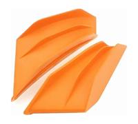 For SU&ZUKI Universal Motorcycle Side Wing 2PCS Motorcycle Spoiler Wing Winglet Aerodynamic Side Wing Fin Spoiler Side Panel Cover Fairing(Orange)