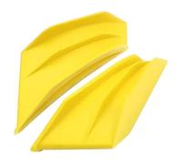 For SU&ZUKI Universal Motorcycle Side Wing 2PCS Motorcycle Spoiler Wing Winglet Aerodynamic Side Wing Fin Spoiler Side Panel Cover Fairing(Ye)