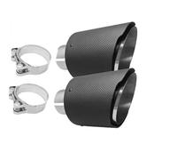 For Subaru For BRZ 2021 2022 2023 2024 2025 Tail Muffler Tip Pipe Accessories 2PCS Real Carbon Fiber Exhaust Pipe Exhaust Tip Tail Pipe Trim