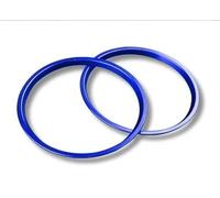 For Subaru For BRZ 2021 2022 2023 2024 AC Air Cover Condition Vent Outlet Inner And Outer Ring Replacement Auto Inner Parts(2PCS Blue outer)