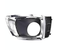 For Subaru For Forester 2014 2015 2016 Car Front Fog Light Bezel Frame Car Headlight Lens Cover(Chrome-L)
