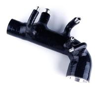 for Subaru for Forester XT for WRX for STI 2.5 for Turbo EJ25 2004-2008 Silicone Intake Inlet Hose Pipe Kit Air Box Intake Hose(Black)