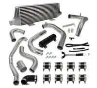 for Subaru for Impreza for WRX for STI Ej20 Ej25 2002-2007 Bar and Plate Intercoolers Front Mount Intercooler Piping Kit Car Intercooler