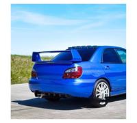 For Subaru For Impreza For Wrx Sti 2002-2007 Double Layers Spoiler Rear Trunk Wing Boot Spoiler Roof Spoiler Lip(Bl-ue)