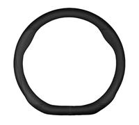 For Subaru For Legacy For Forester For Tribeca For Ascent For Crosstrek For Outback Car Suede Carbon Fiber Steering Wheel Cover Car Steering Wheel Cover(Type D Black)
