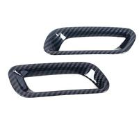 for Subaru Xv 2012-2016 Car Headlight Eyebrow Rear Window Front Rear Fog Lamp Light Frame Cover Sticker Trim Abs Carbon Fiber Rear Tail Light
