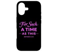 For Such A Time As This Esther 4:14 Bible Faith Scripture Case for iPhone 17