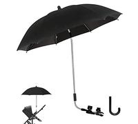 for Sun forUPF50+Umbrella Pram Parasol forBendable Arm Stand Clip On Handle Pushchair