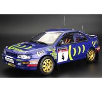 for Sun Star for Subaru for lmpreza 555#4 Ringer Winner for RAC Rally 1995 1:18 Car Pre-built Model