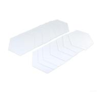 for surfboard Deck Grip Stickers Clear 6.3x5.5 Inch DIY for | Transparent design, preserves board graphics, 6.3x5.5 inch sheets, easy to trim, strong hold wet or dry