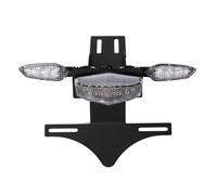 For Surron For Sur-ron For Light For Bee For Segway Fender Eliminator Rear Tail Tidy LED Brake Light Turn Indicator Licence Plate Holder Number Plate Holder Mount License(Clear Set 3)
