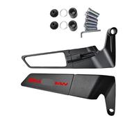 For SUZ&UKI AN200 AN250 AN400 AN650 BU&RGMA&N AN 125 250 400 650 Motorcycle CNC Rearview Mirror Fixed Wing(Style B)