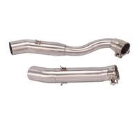 For Suz&uki GSX R1000 GSX-R1000 2009-2011 Slip On Motorcycle Exhaust Modified Muffler Escape Middle Link Pipe Motorcycle Exhaust Mid Link Pipe