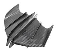 For Suzuki 2X Universal Motorcycle Winglet Aerodynamic Spoiler Wing Decoration Motorcycle Spoiler Wing Side Cowling Side Fairing(Matte Carbon Look)