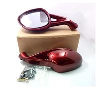 For Suzuki 8mm Motorcycle Side Mirror Rear View Glasses Motorcycle side mirrors(RED)