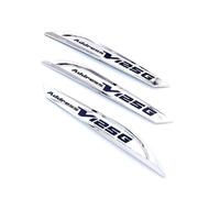 For Suzuki Address V125G Motorcycle 3D Fuel Gas Tank Sticker Emblem Badge Decoration Decals ABS Chrome＆Gold