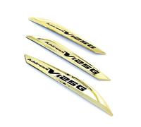 For Suzuki Address V125G Motorcycle 3D Fuel Gas Tank Sticker Emblem Badge Decoration Decals ABS Chrome＆Gold
