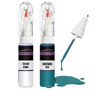 For SUZUKI ATLANTIS TURQUOISE ZQN + Clear Coat Touch Up Paint Lacquer Fix Kit