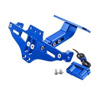For Suzuki B-KING 1300 Bking 1340 Bking1300 2008-2012 Adjustable With Light Motorcycle License Number Plate Holder Mount Motorcycle(Blue)