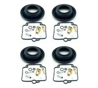 For Suzuki Bandit 1200 GSF1200 GSF 1997-2000 Carburetor Repair Kit Rebuild Chamber Seal Float Vavle Vacuum Diaphragm 4 Sets