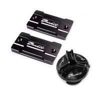 For Suzuki Bandit S650 600 650 1200 1250 1250S Front Brake Fluid Protective Cover And Engine Fill(Design A)