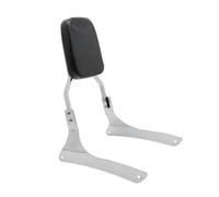 For Suzuki Boulevard C90 2005-2009 Intruder VL1500 1998-2004 Motorcycle Rear Passenger Chrome Backrest for Sissy Bar(Silver)