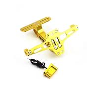 For Suzuki DR200S DR200SE DR-Z250 DRZ400E DRZ400S DRZ400SM License Plate Bracket Licence Plate Holder Frame Number Plate Motorbike Number Plate Holder(Gold)