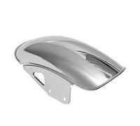 For Suzuki For GN125 For GN250 Motorcycle Front Fender Mud Flap Guard Fairing Mudguard Flaps Splash Wheel Cover Chrome Tire Hugger Mud Guard Fairing(Chrome)