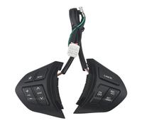 For Suzuki For Grand For Vitara II 2005-2015 4 Colors Available Multifunction Steering Wheel Button Cruise Control Swit Steering Wheel Acc Cruise Switch Button(Piano Black)(Black)