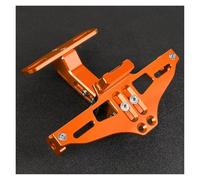 For Suzuki For GSF 250 600 600S 650 650S 650N 1200 1250 For Bandit 650S Motorcycle Rear License Plate Mount Holder Turn Signal Lights Motorcycle License Plate Holder(Orange)