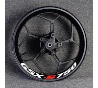For Suzuki For GSX-S750 Motorcycle Wheel Hub Decal Decoration Set Rim Reflective Waterproof Sticker Motorcycle parts(Style 9)
