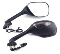 For Suzuki For GSXR600 For GSXR750 2006-2021 Motorcycle Rearview Mirrors With Turn Signals Light Side motorcycle rear view side mirrors(Smoke Lens)