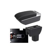 For Suzuki For Igins Armrest Box Car Armrest Box Retrofit Parts Interior Details Storage Box(B white line NO USB)