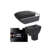 For Suzuki For Igins Armrest Box Car Armrest Box Retrofit Parts Interior Details Storage Box(C black line 7 USB)
