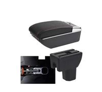 For Suzuki For Igins Armrest Box Car Armrest Box Retrofit Parts Interior Details Storage Box(C red line 7 USB)