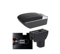 For Suzuki For Igins Armrest Box Car Armrest Box Retrofit Parts Interior Details Storage Box(D black line 7 USB)