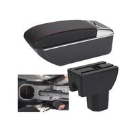 For Suzuki For Ignis Armrest Box Car Storage Box Retrofit Part Interior Details Car Interior Accessory Accessorie(D1 red line No USB)