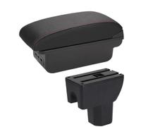 For Suzuki For IGNIS Car Armrest Box Retrofit Parts Interior Details Storage Box Car Accessories USB(B1 red line 3 USB)